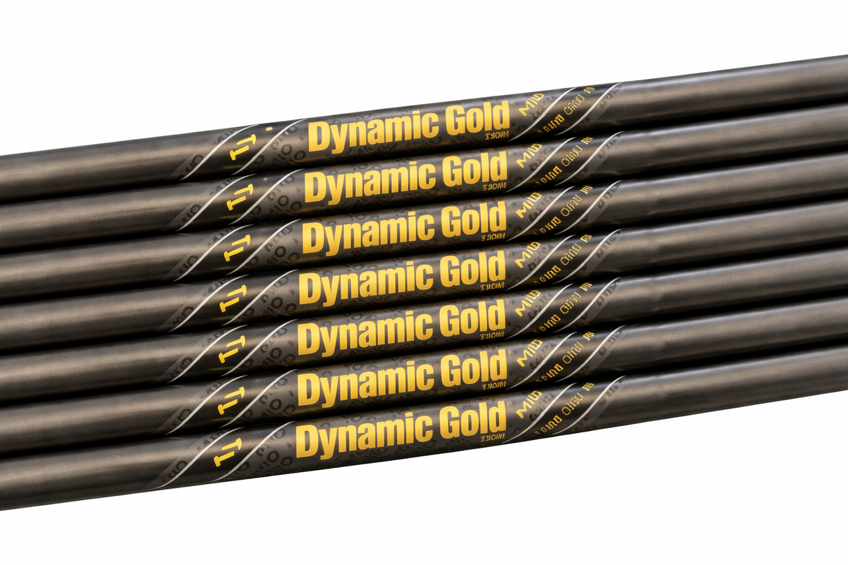 True Temper Dynamic Gold MID Tour Issue 115 Gunmetal Shafts (Bundle Sets)