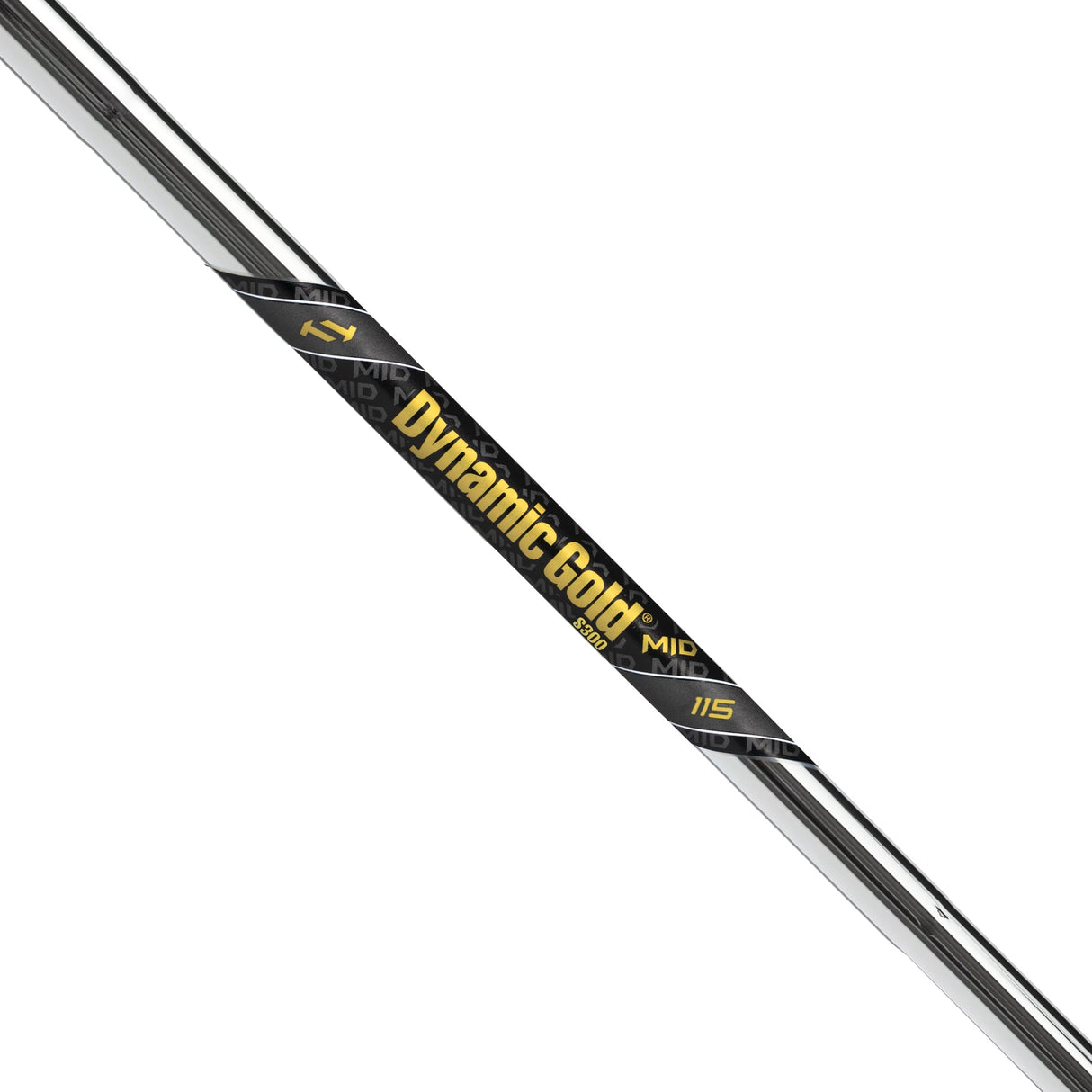 True Temper Dynamic Gold MID 115 Iron Steel Shaft (0.355" Tapered Tip)
