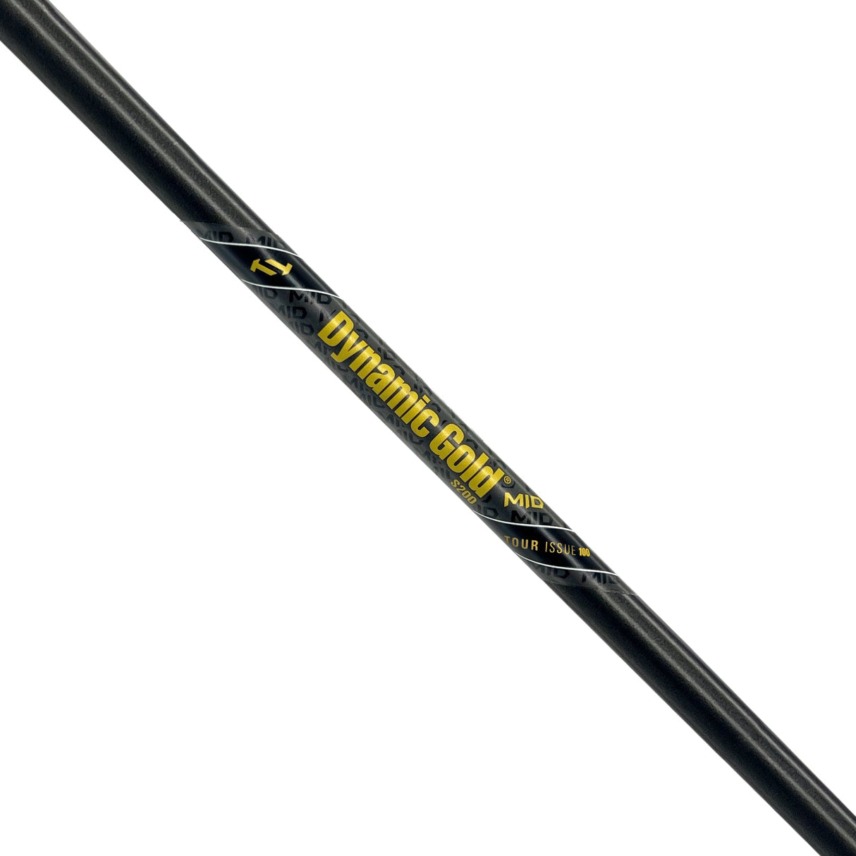 True Temper Dynamic Gold TOUR ISSUE MID 115 Iron Steel Shaft (0.355" Tapered Tip) - Gunmetal