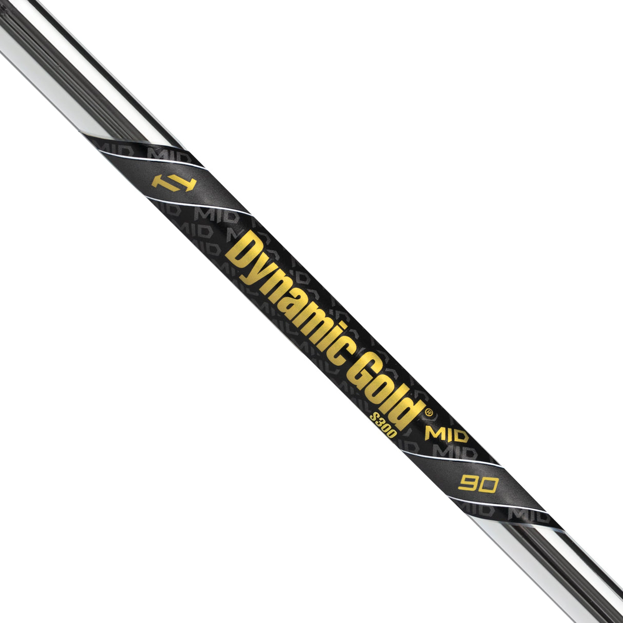 True Temper Dynamic Gold MID 90 Iron Steel Shaft (0.370" Parallel Tip)