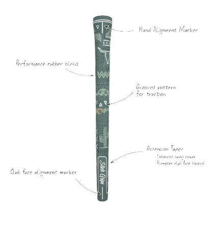 Stick Grips Gaucho Golf Grip - Blue