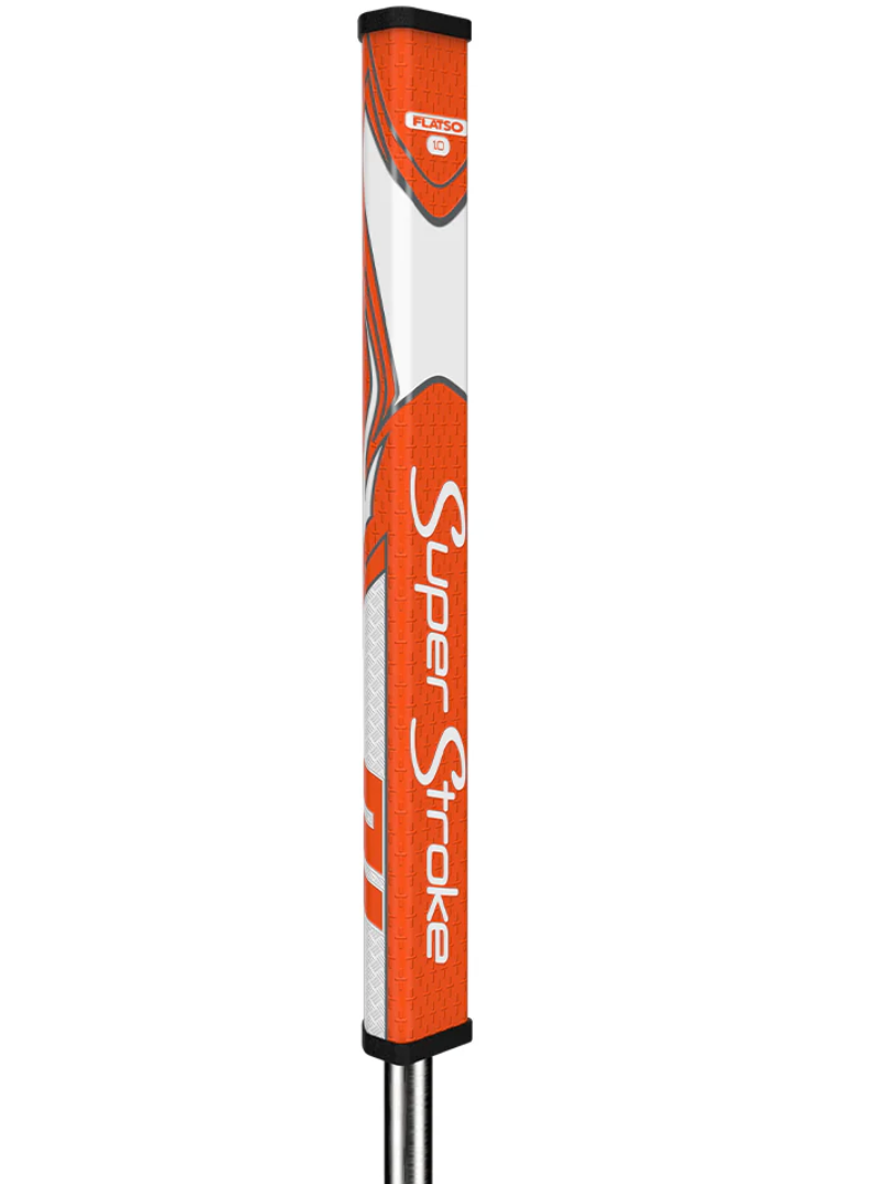 Super Stroke Zenergy FLATSO 1.0 Putter Grip (Camo Red/White/Blue)