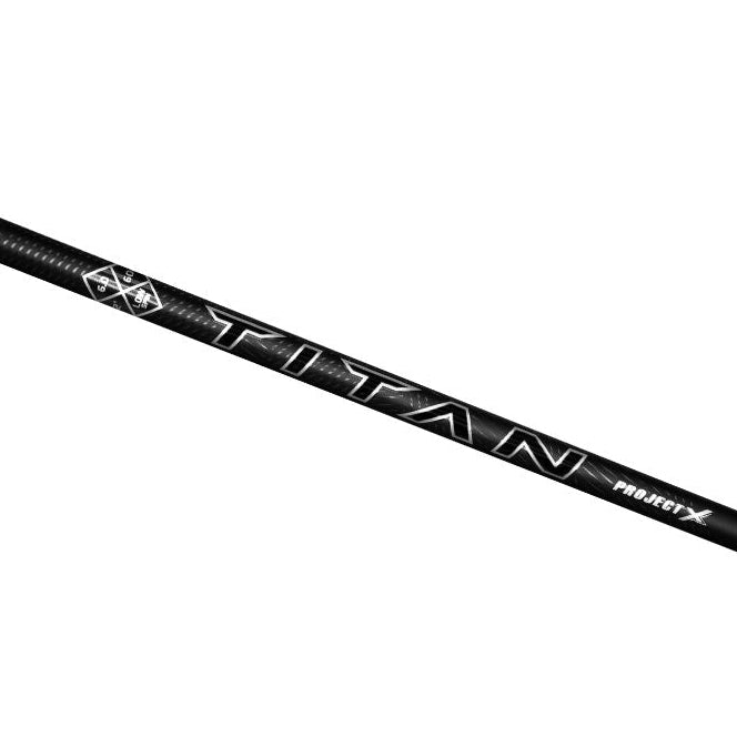 (Assembled) Project X Titan Black Graphite Shaft with Adapter + Grip