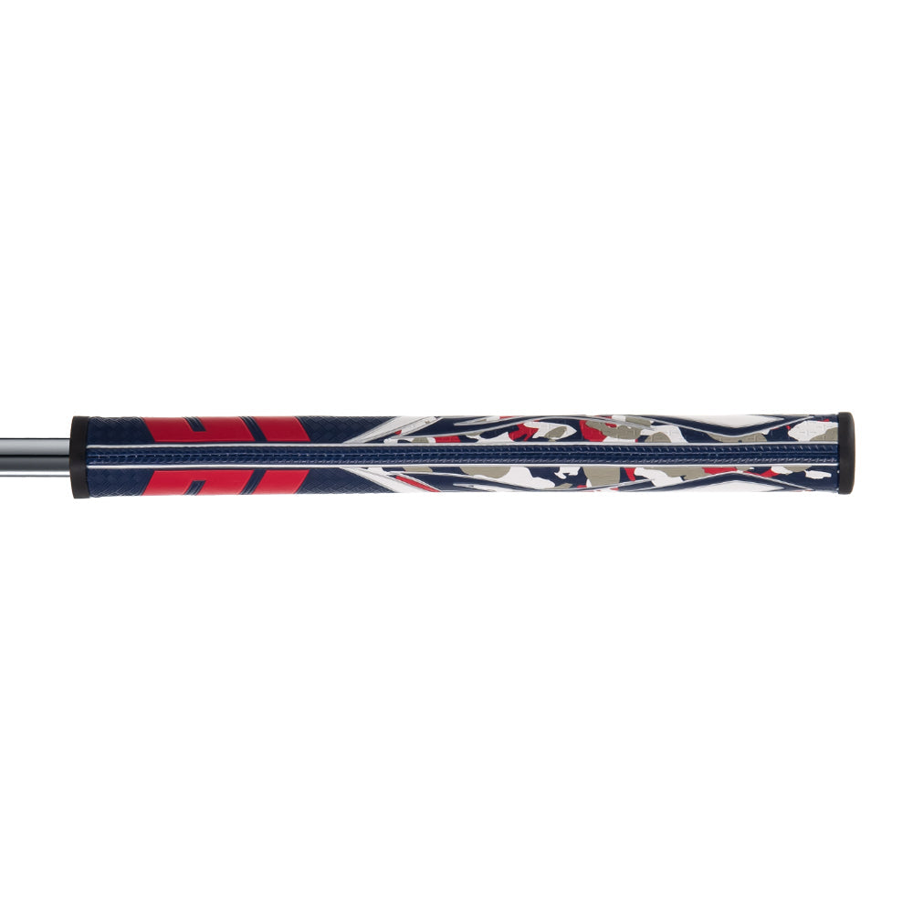 Super Stroke Zenergy FLATSO 1.0 Putter Grip (Camo Red/White/Blue)