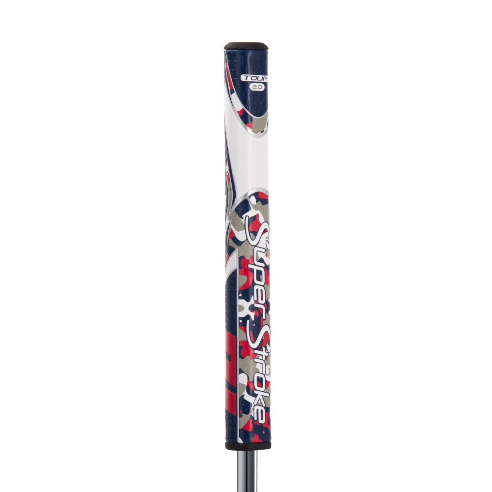 Super Stroke Zenergy Tour 2.0 Putter Grip (Camo Red/White/Blue)