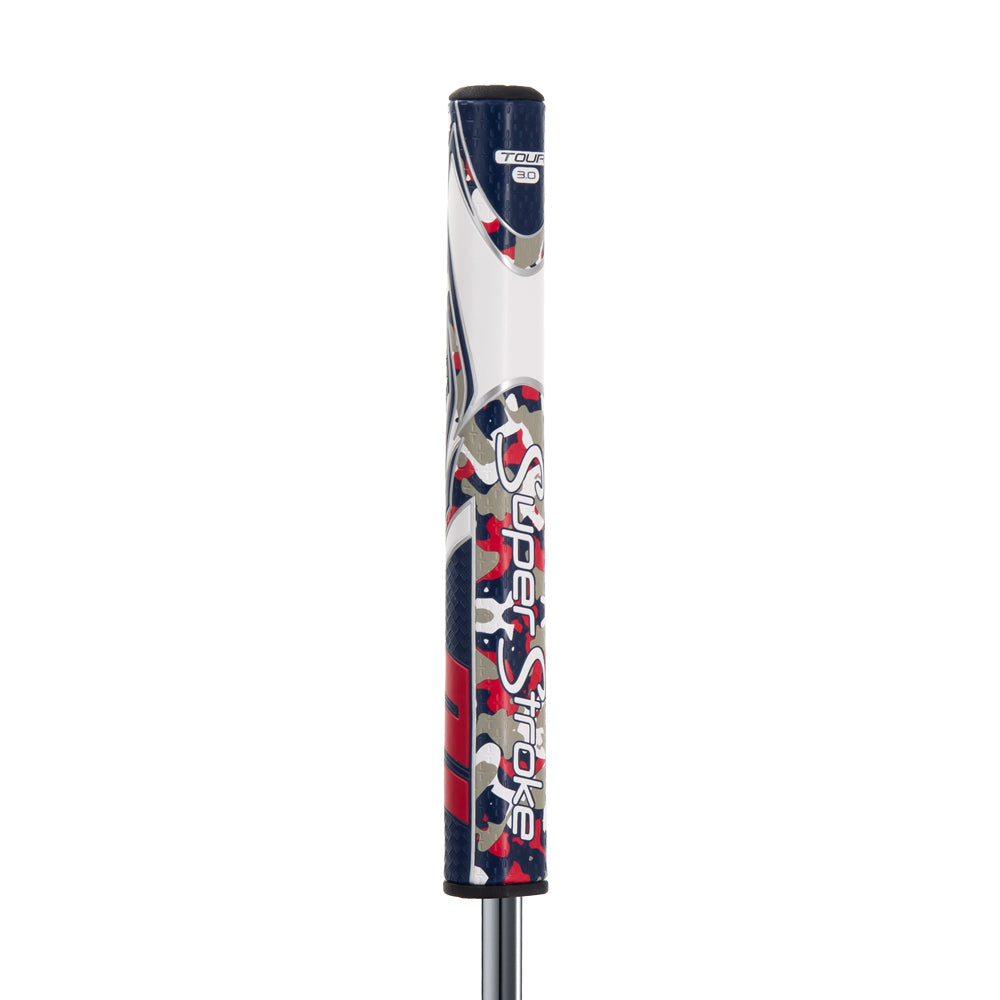 Super Stroke Zenergy Tour 3.0 Putter Grip (Camo Red/White/Blue)