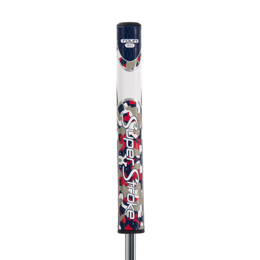 Super Stroke Zenergy Tour 3.0 Putter Grip (Camo Red/White/Blue)