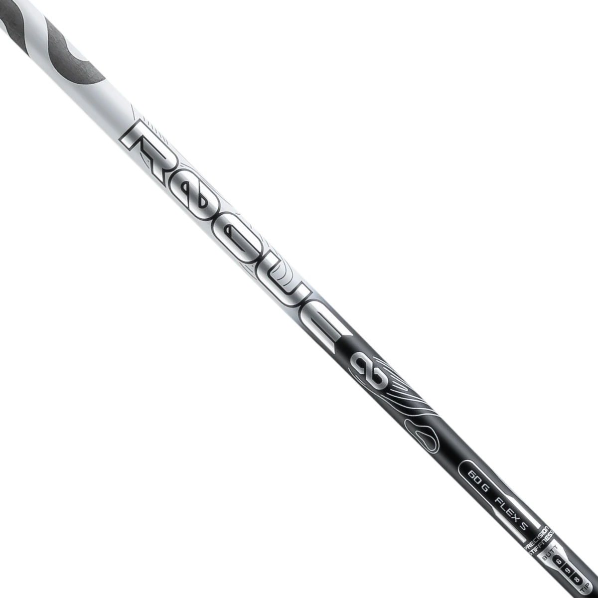 (Assembled) Aldila Rogue Infinity White Driver Shaft with Adapter Tip + Grip