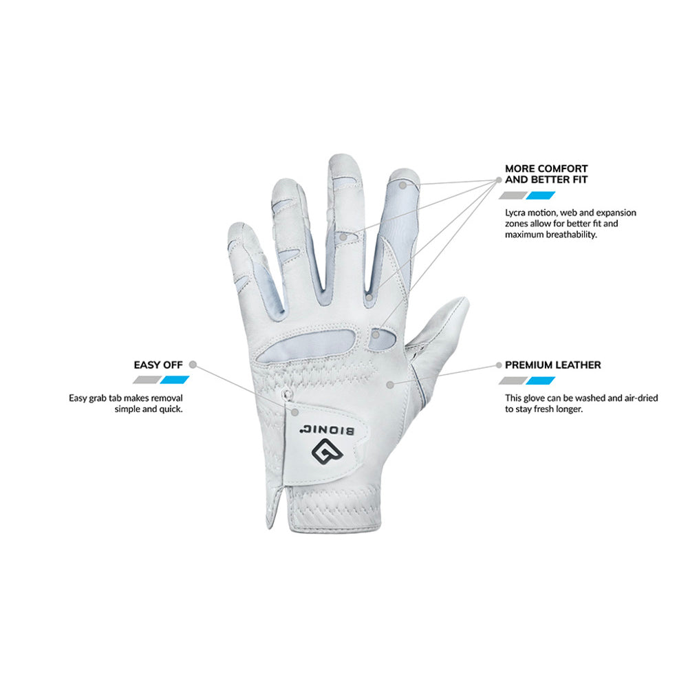 Bionic StableGrip 2.0 with Dual Expansion Mens Golf Glove