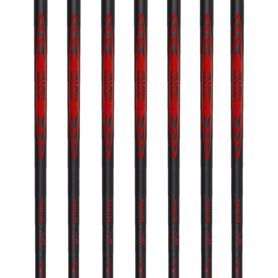 Nippon N.S. Pro Modus3 Tour120 Black Matte (.355" Tapered Tip) - Bundle Sets