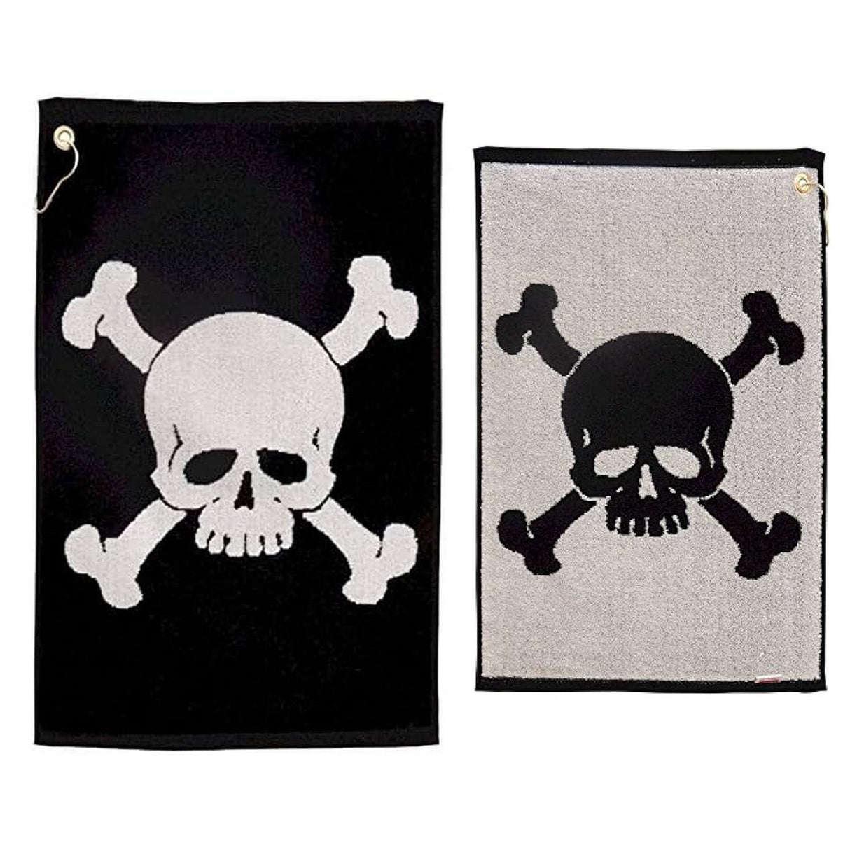 Player Supreme Skull & Bones Golf Towel
