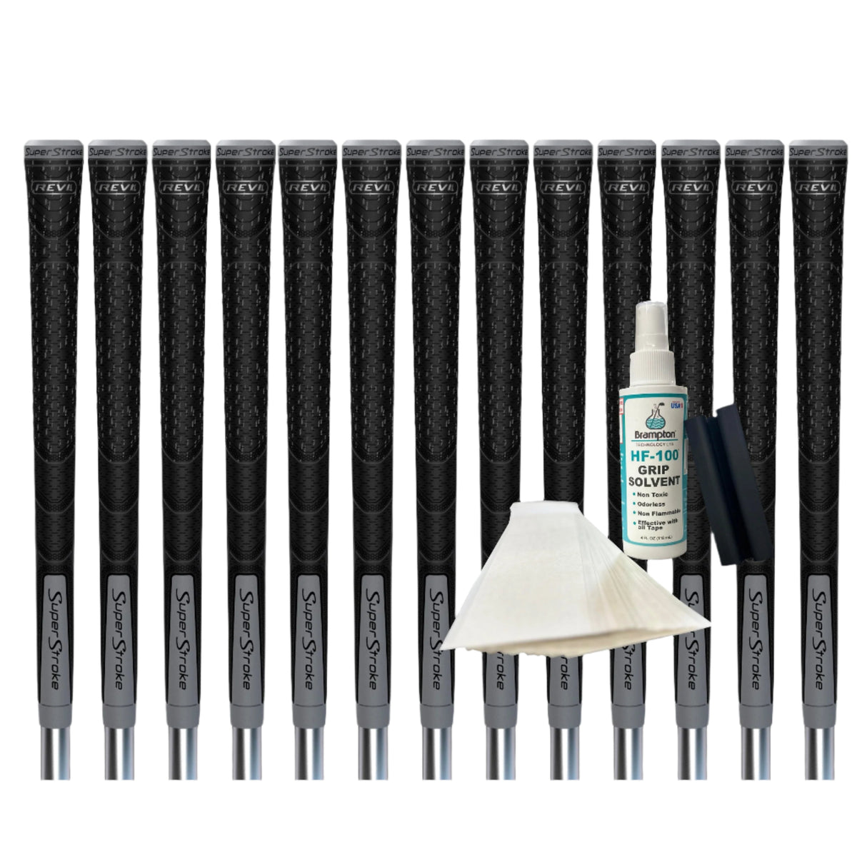 Super Stroke REVL Element (Half-Cord) Midsize (13pcs Grips + Golf Grip Kit)