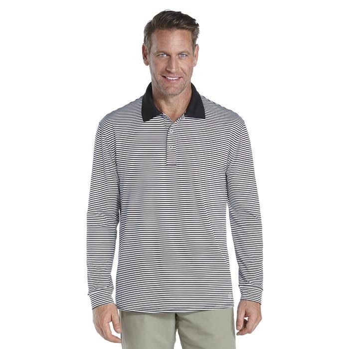 Coolibar Men's Golf Long Sleeve Polo Shirt