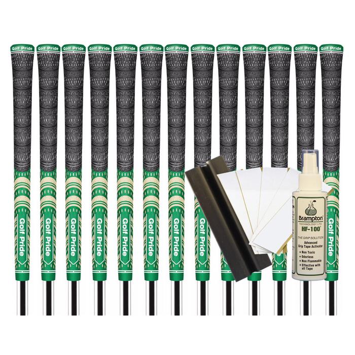 Golf Pride MCC Teams Midsize Grip - GREEN/GOLD (13pcs + Golf Grip Kit)