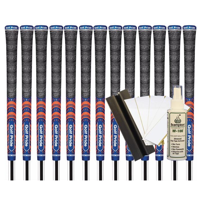 Golf Pride MCC Teams Midsize Grip - NAVY/ORANGE (13pcs + Golf Grip Kit)