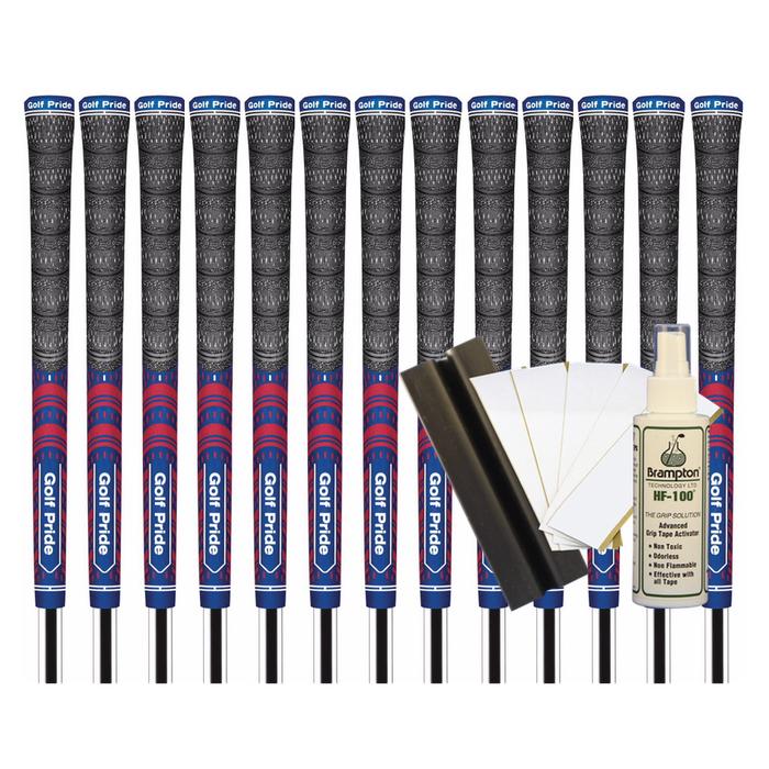 Golf Pride MCC Teams Standard Grip - NAVY/RED (13pcs + Golf Grip Kit)