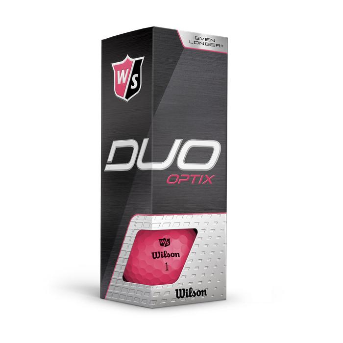 Wilson Staff DUO Optix (12 pack) Golf Balls - PINK