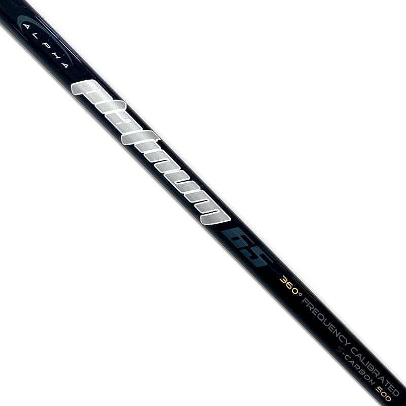 (Assembled) Alpha Platinum Driver Shaft with Adapter Tip + Grip
