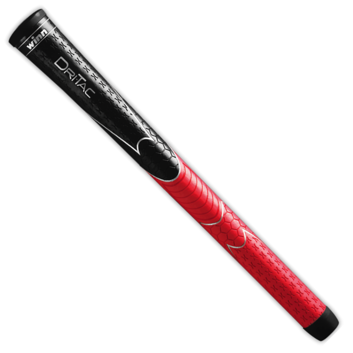 Winn Dri-Tac Black/Red Standard (13pcs + Golf Grip Kit)