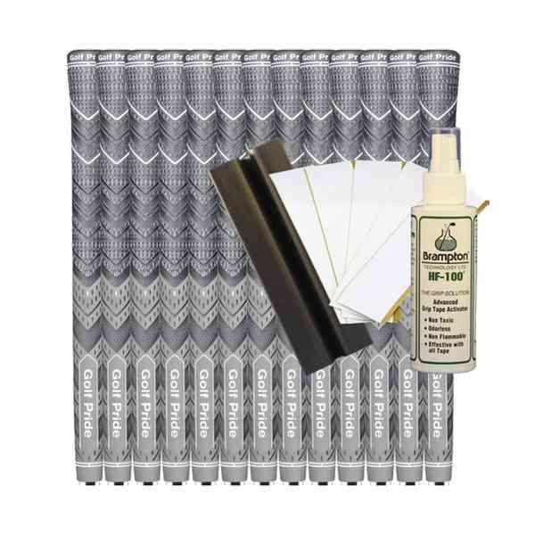 Grip Kit with Golf Pride MCC PLUS4 Standard Grip - Grey