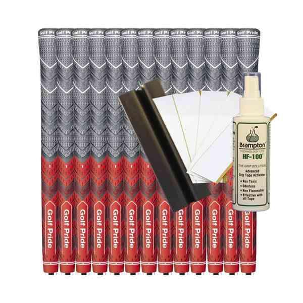 Grip Kit with Golf Pride MCC PLUS4 Standard Grip - Red