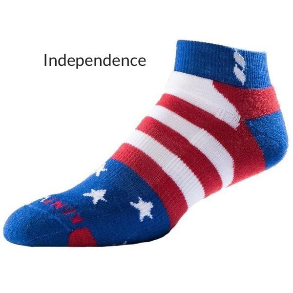 KentWool Women's USA Classic Ankle Golf Sock - Stars & Stripes