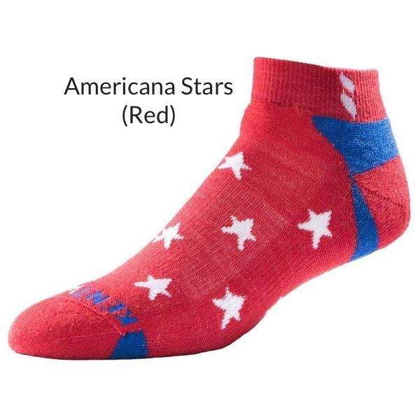 KentWool Women's USA Classic Ankle Golf Sock - Stars & Stripes