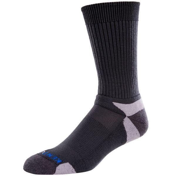 Bundle Set KentWool Mens Classic Crew Golf Socks (Charcoal/3-pack)