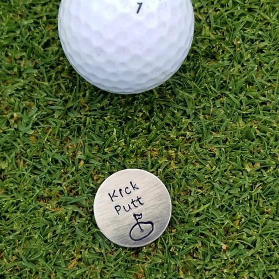 Hand Stamped Stainless Steel Ball Marker Gift