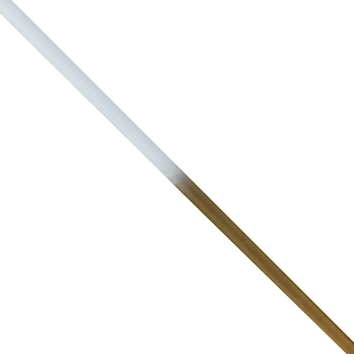 White & Gold Putter Shaft ** STRAIGHT **