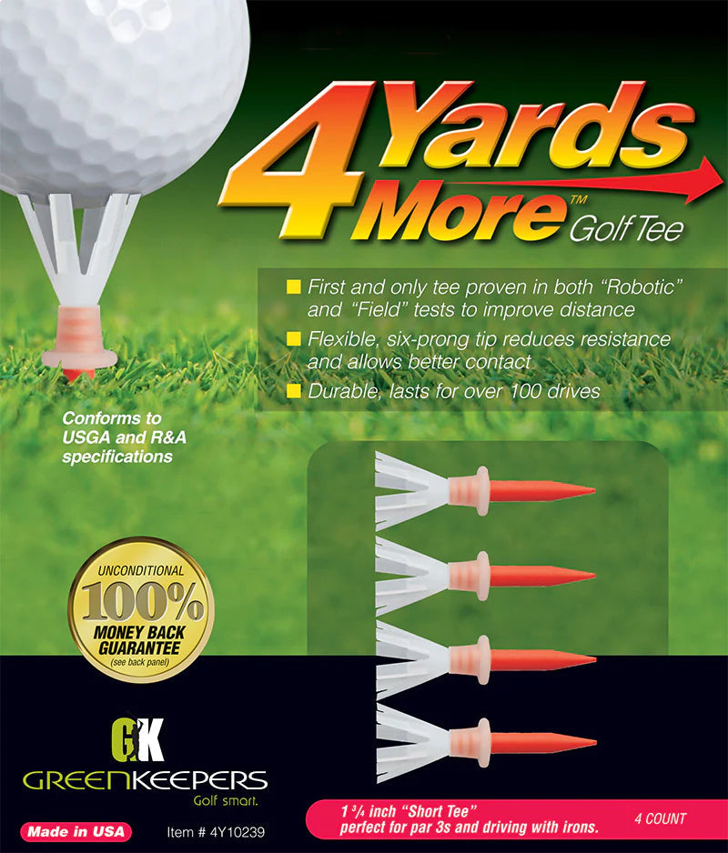 4YardsMore 1 3/4" SHORT TEE (4 ct)