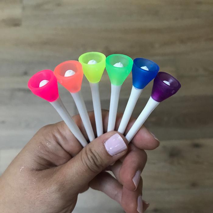 ROG Lumitees Plastic Neon Tees 3" (30 pack)