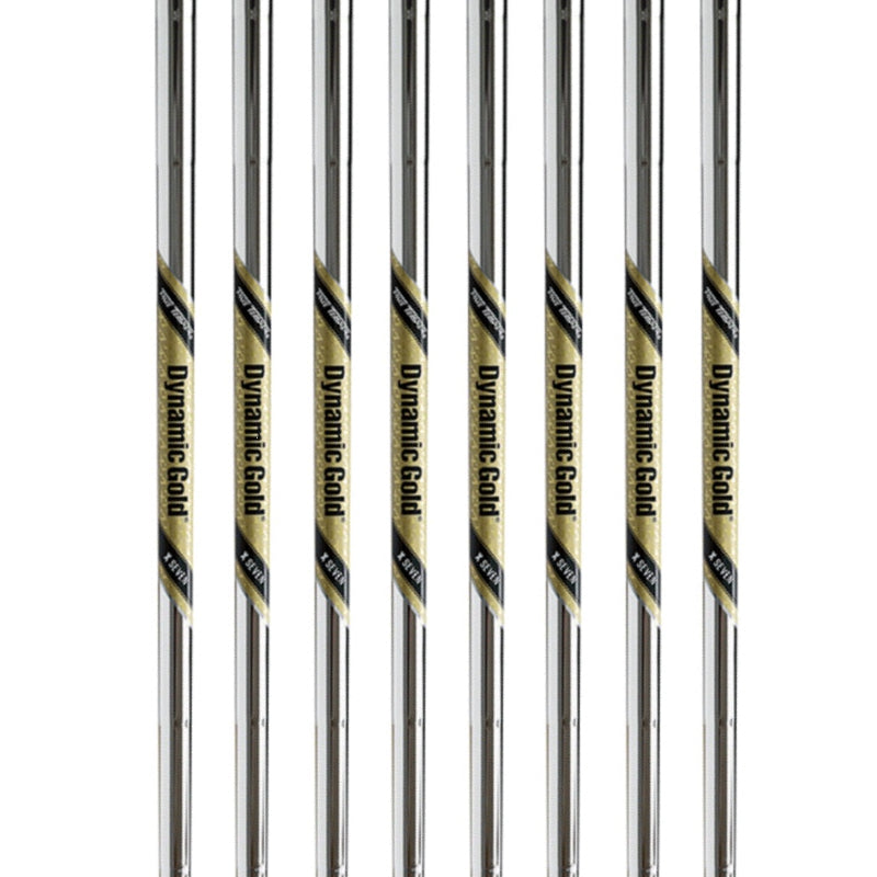 Bundle Set of 8x True Temper Dynamic Gold X7 Steel Shafts