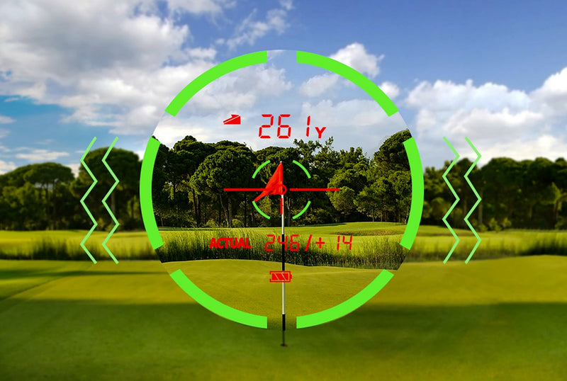Voice Caddie TL1 Laser Golf Rangefinder with Slope