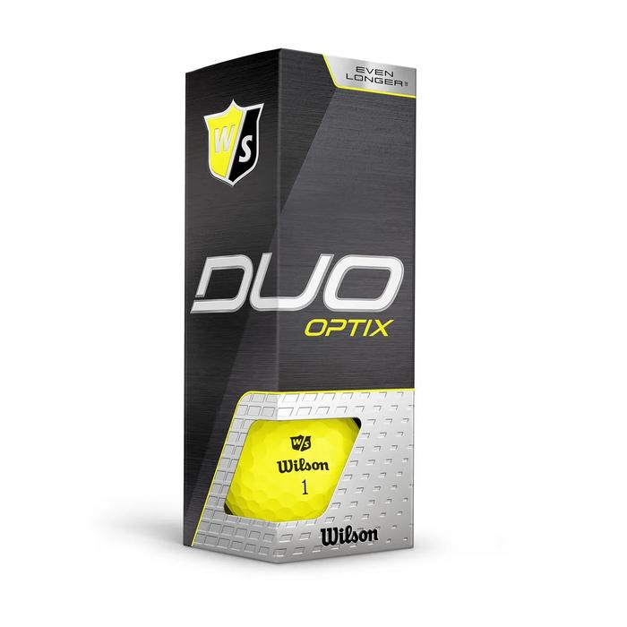 Wilson Staff DUO Optix (12 pack) Golf Balls - Yellow