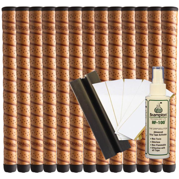 Winn Dri-Tac WRAP Oversize (13pcs + Golf Grip Kit) - Copper or Dark Gray