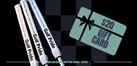 Free $20 Gift Card Offer with Golf Pride 8pc Bundles + Putter Purchase
