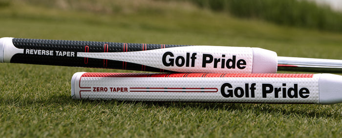 Golf Pride Zero Taper and Reverse Taper Putter Grips