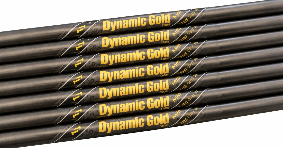 True Temper Dynamic Gold MID Tour Issue 115 Gunmetal Shafts