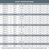 (ASSEMBLED) Graphite Design Tour AD EK Graphite Shaft With Adapter Tip + GripRelease 9-4-26