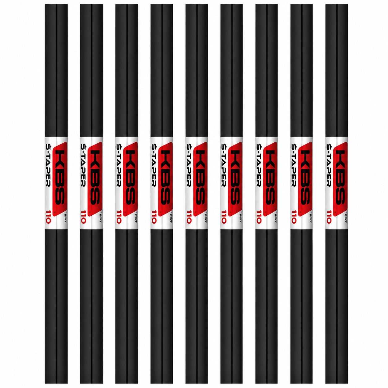 KBS Tour $-Taper Iron Shaft - Black PVD (Bundle Set of 8x Shafts