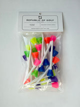ROG Lumitees Plastic Neon Tees 3" (30 pack)