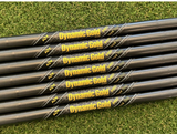 True Temper Dynamic Gold MID Tour Issue 130 Gunmetal Shafts (0.355" Tapered Tip)