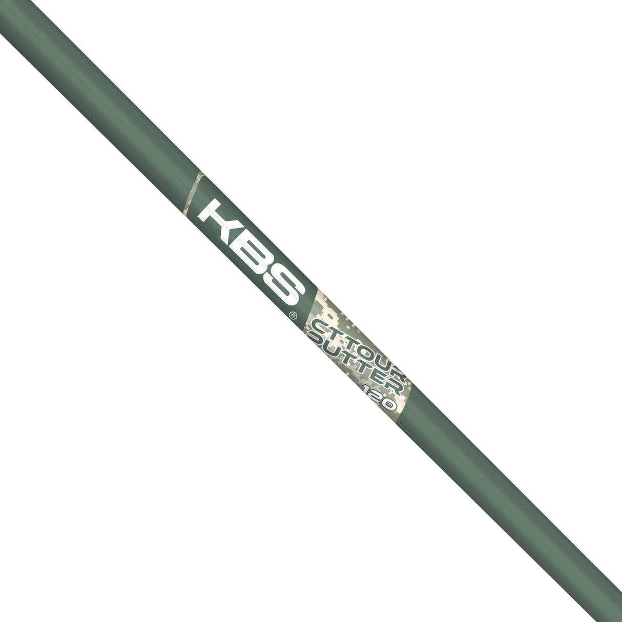 KBS CT Tour Putter Shaft - STRAIGHT (Military Green)