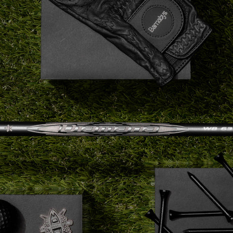 (ASSEMBLED) Mitsubishi Diamana WB Blackout Driver Shaft Adapter with Tip + Grip