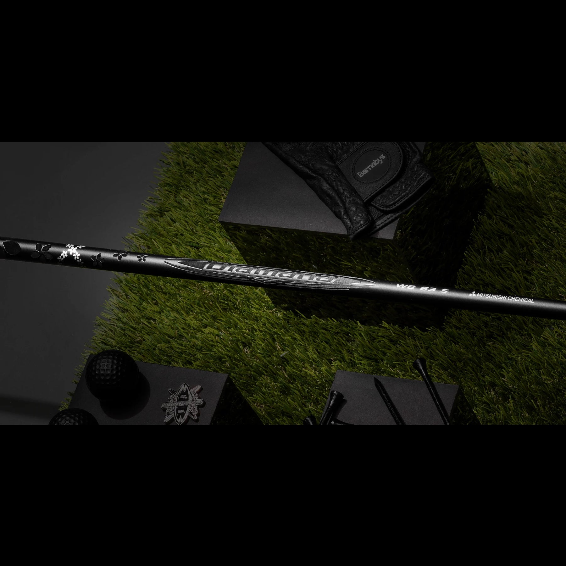 Assembled) Mitsubishi Diamana WB Blackout Driver Shaft with