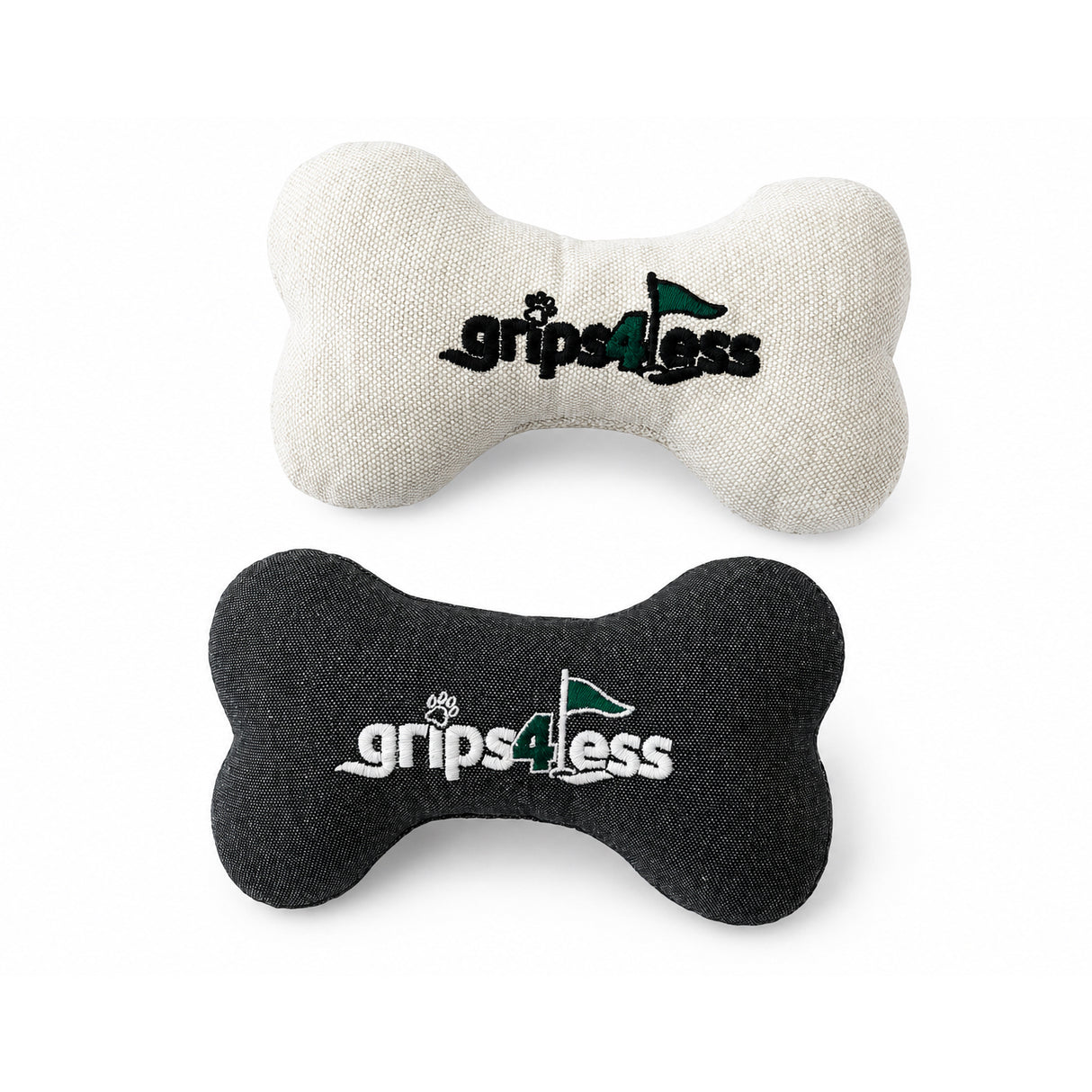 Grips4Less Signature Plush Bone Toy for Dogs