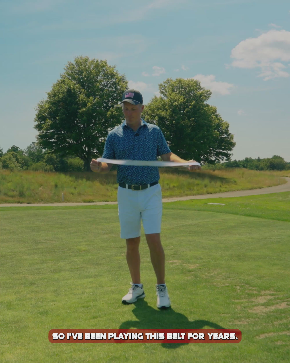 Core Energy Snap Fit Golf Belt - Performance Back Support for Golf