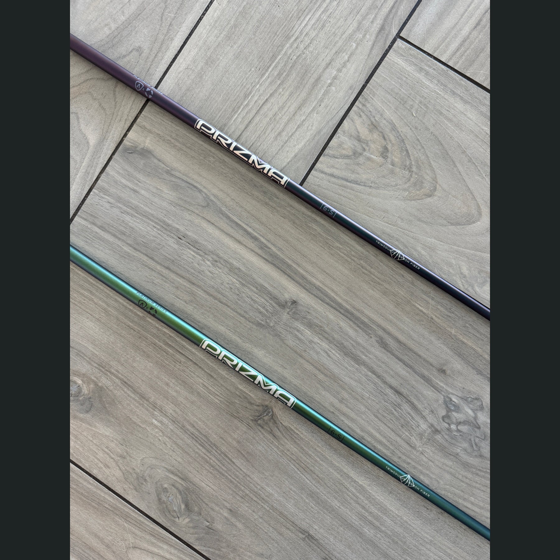Assembled) Alpha x ROG Prizma Viper Green Driver Shaft with