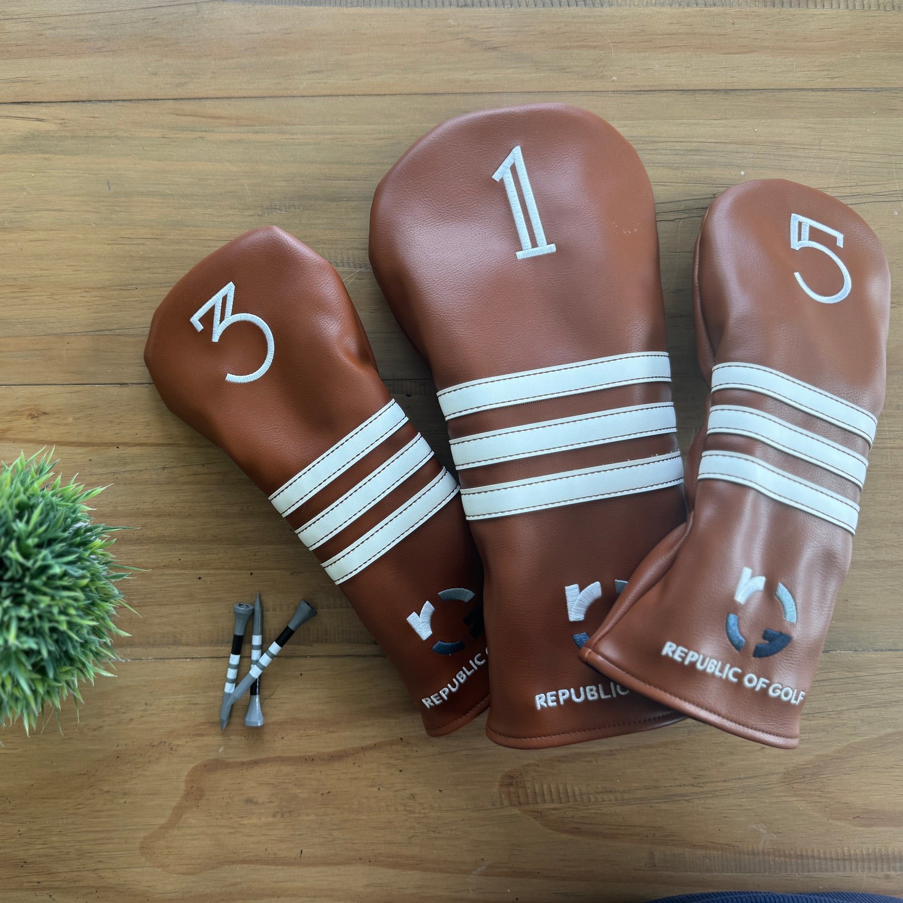 ROG Journey Golf Headcovers - Saddle Brown – Grips4Less